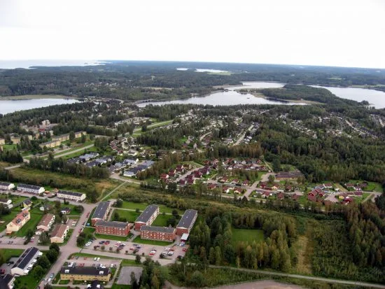 Brottet begås i en lägenhet i Grums kommun i Värmland Foto: grums.se