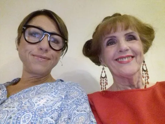 Hanne Kjöller och jag Selfie