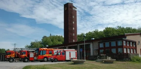 Brandstationen i Botkyrka Foto: Södertörns Brandförsvarsförbund