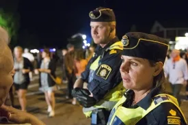 Poliser i arbete Foto: Polisen