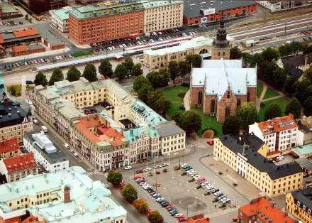 Översiktsbild över Kristianstad foto: kristianstad.se