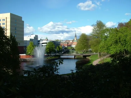 Centrala Borås från Stadsparken Foto: Wikimedia.commons