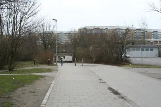 Här vid Annelundsgatan i Malmö mördades i natt en 20-årig man. Bild: mapio.net