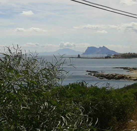 Gibraltarklippan - som jag alltid ser när jag är ute och cykeltränar Foto: Elisabet Höglund