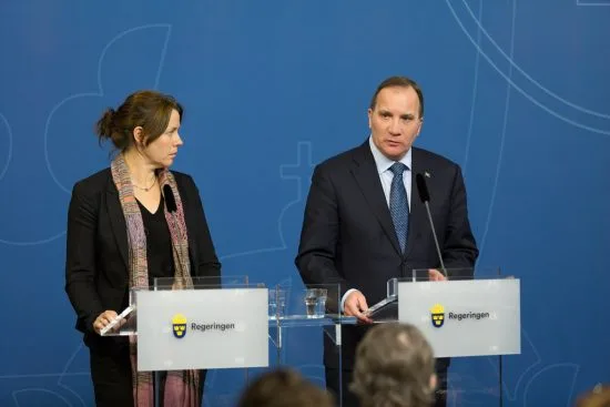 Miljöminister Åsa Romson och statsminister Stefan Löfven Foto: Regeringskansliet