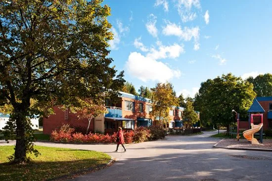 Det var i stadsdelen Andersberg i Gävle som en slamsugningsbil blev beskjuten med flera skott. Foto: gavlegardarna.se