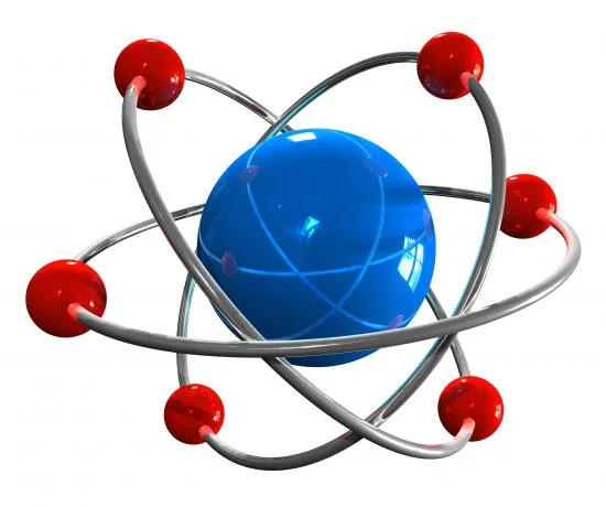 Illustration av en atom Copyright: Dreamstime.com