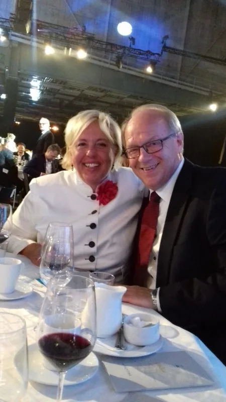 Suzanne Axell från Fråga Doktorn satt tillsammans med Lennart Persson, SVT Foto: Elisabet Höglund