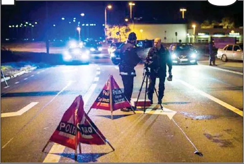 En våldsam skottlossning ägde rum i en vägkorsning i stadsdelen Tuve på Hisingen i Göteborg. Bild: pressreader.com