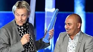 Lars Lerin vann två Kristaller igår kväll Foto: TV5