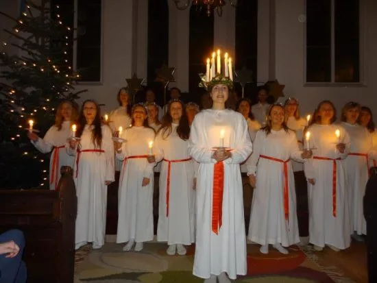 En svensk Lucia Bild: Svenska Kyrkan