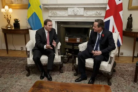 Stefan Löfven och David Cameron Foto: Regeringskansliet/Tim Ireland/TT