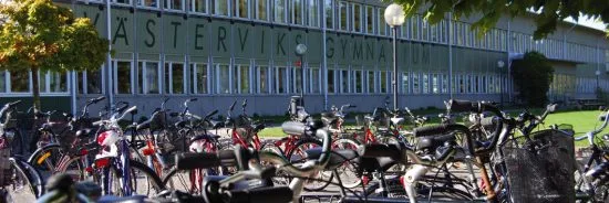 Flera elever blev skadade i samband med ett jätteslagsmål på Västerviks gymnasium den 4 oktober. Foto: vastervik.se