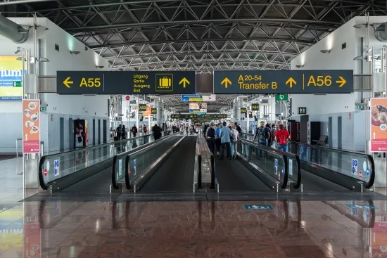 Zaventem före attentatet Copyright: Alexandre Fagunes de Fagundes/Dreamstime.com