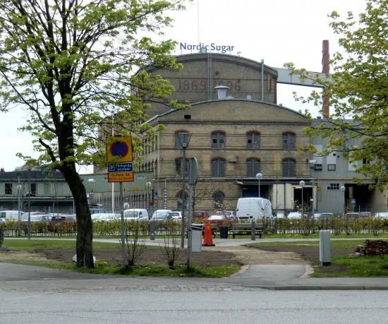 Sockerbruket i Arlöv - inte långt från platsen för skottlossningen Foto. Commons.wikimedia.org