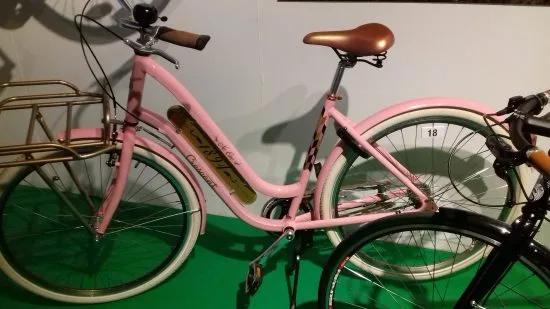 En rosa cykel helt i min smak