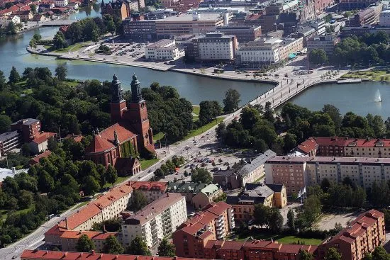 Eskilstuna från luften Foto: eskilstuna.se