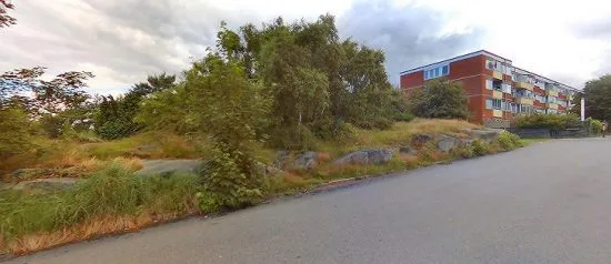 I en tvättstuga här på Briljantgatan i Västra Frölunda i Göteborg dödades två män. Bild: eniro.se