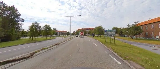 En dög man hittades utomhus här i stadsdelen Högaborg i Helsingborg. Bild: kartor.eniro.se