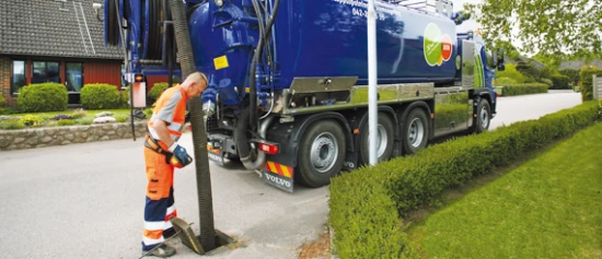 Slamsugningsbil. Genrebild. Foto: suez.se