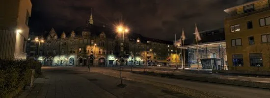 En man i 50-årsåldern utsätts under natten till söndagen för ett mordförsök av två personer. Bild: mapio.net