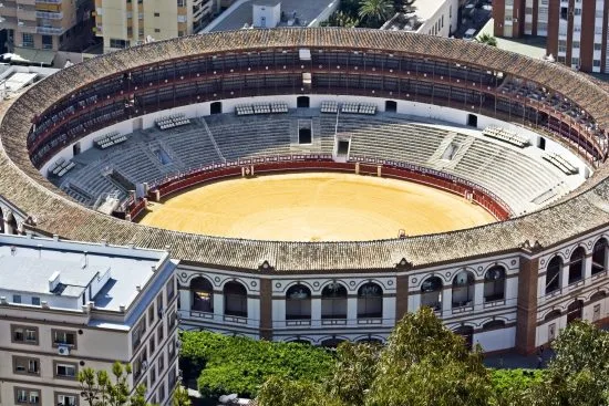 Malagas tjurfäktningsarena Copyright: Mcxas/Dreamstime.com