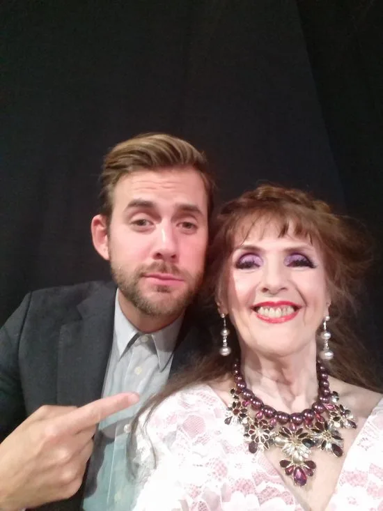 Per Lärnström från TV4 ville gärna vara med på en selfie med mig Foto: Elisabet Höglund