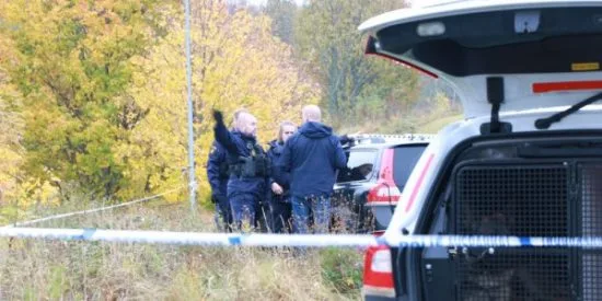 Polisen letar med hundpatruller efter en misstänkt gärningsman i Kaxholmen. Bild: jmini.se