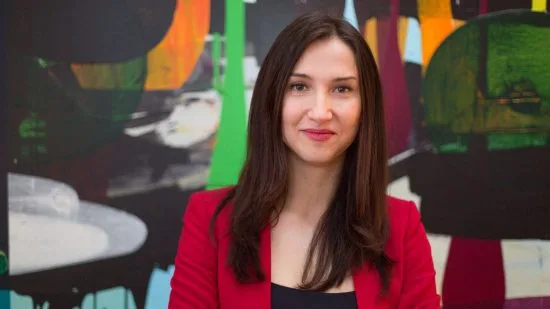 Aida Hadzialic, avgående gymnasieminister Foto: Socialdemokraterna.se