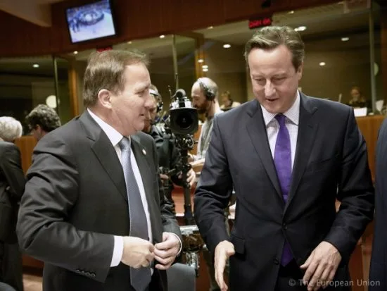 Stefan Löfven och David Cameron Foto: Europeiska rådet