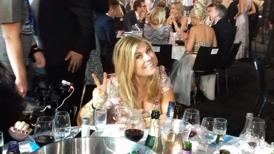 Glada Pernilla Wahlgren var förstås med på galan Foto: Elisabet Höglund