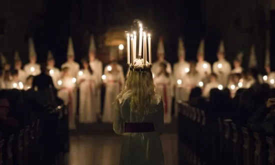 En svensk lucia Bild: Svenska Kyrkan