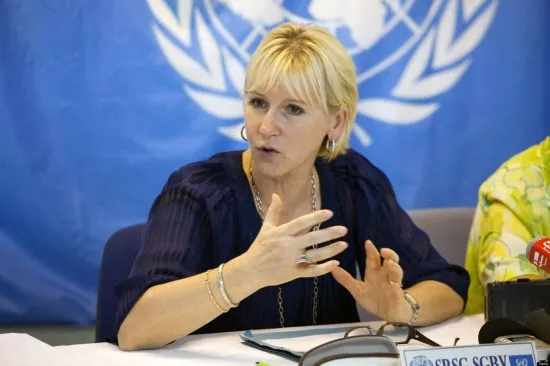 Utrikesminister Margot Wallström Foto: un.org